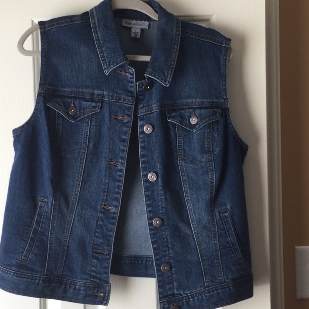 Jean Vest New without tag